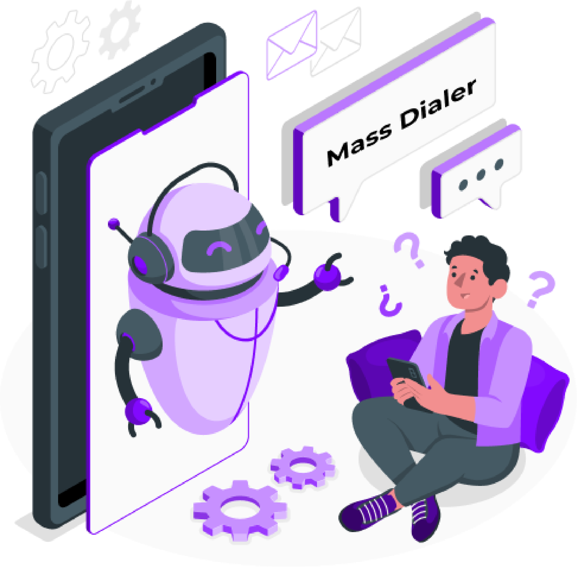 Mass dialing solution with CTI for Salesforce
