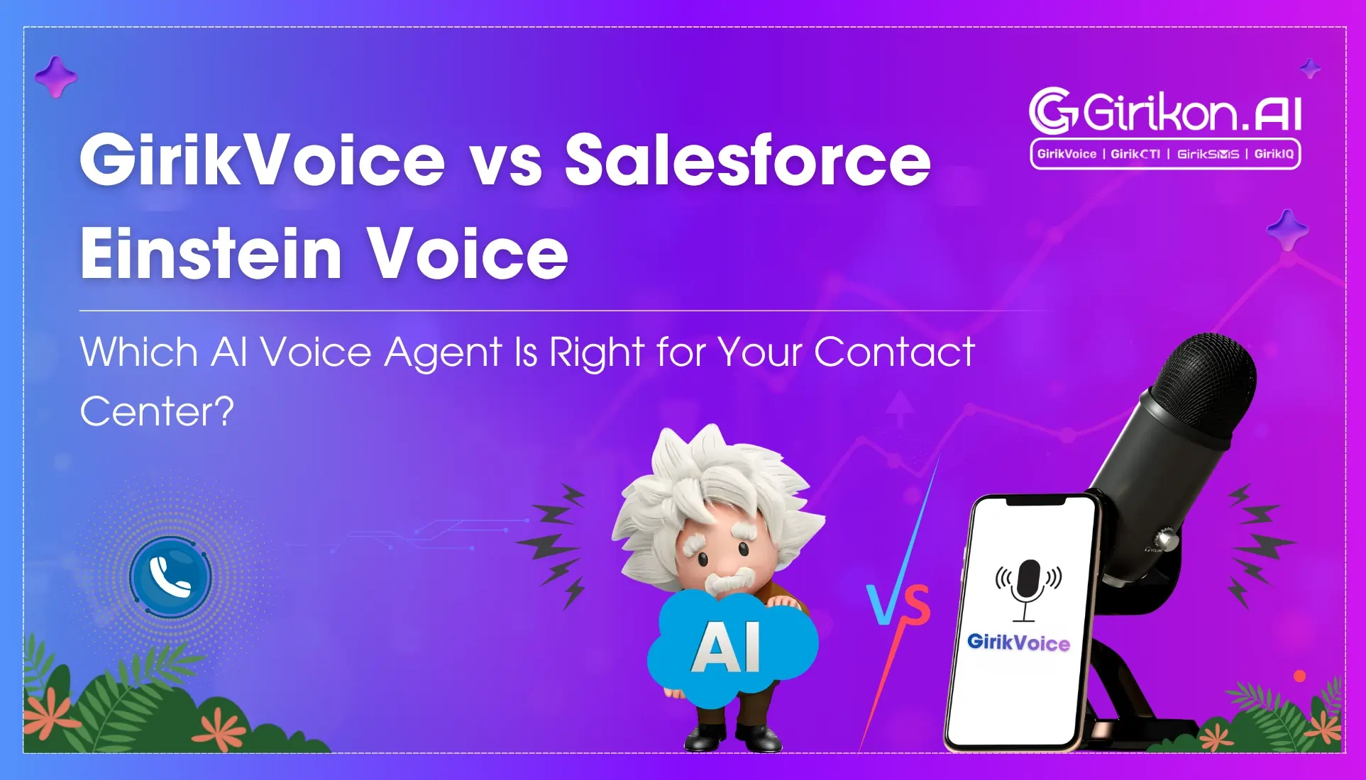 GirikVoice vs Salesforce Einstein Voice: Which AI Voice Agent Is Right for Your Contact Center?